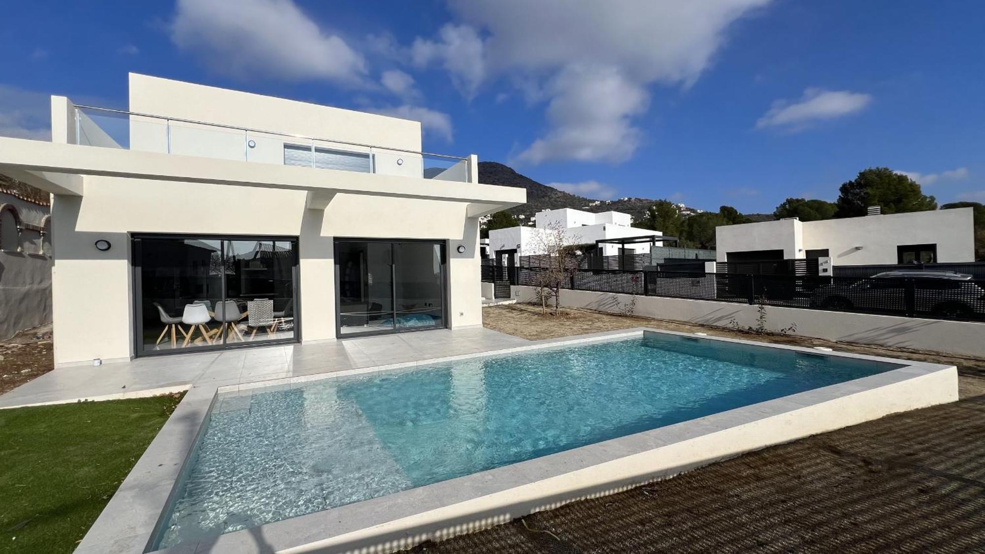 Casa Moderna Roses Con Piscina Y Jardin Mas Bosca, Roses Villa Palau Saverdera Exterior photo